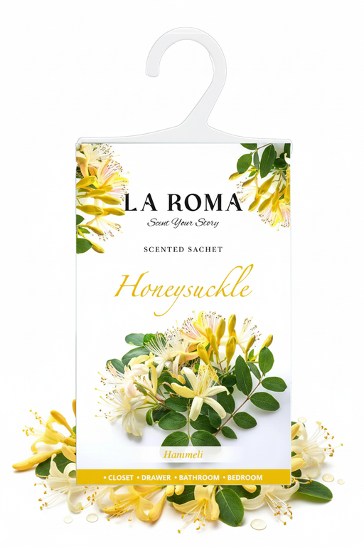 La Roma Honeysuckle Scented Sachet fără logo cu ingrediente