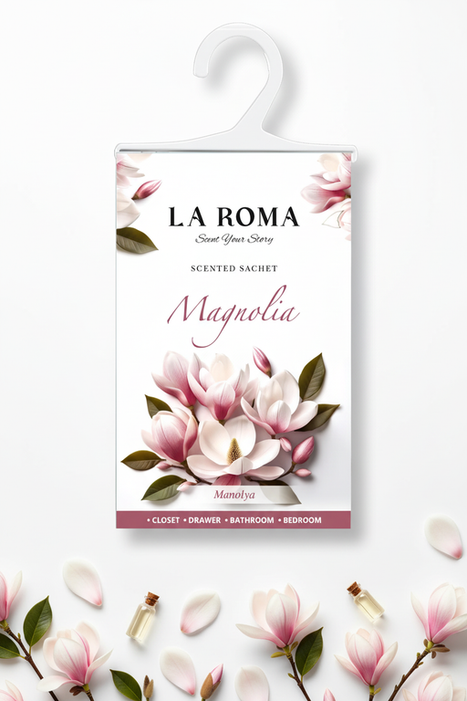 La Roma Magnolia Scented Sachet cu ingrediente