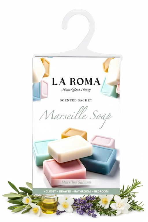 La Roma Marseille Soap Scented Sachet fără logo cu ingrediente