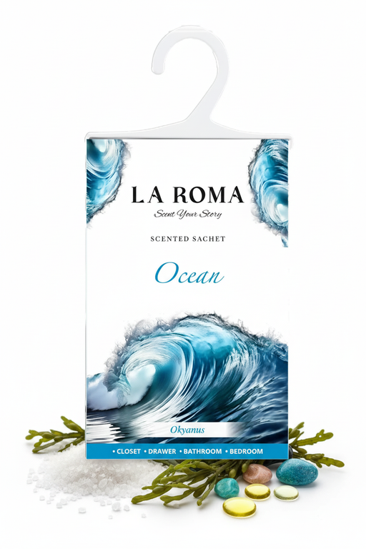 La Roma Ocean Scented Sachet fără logo cu ingrediente