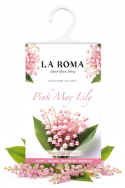 La Roma Pink May Lily Scented Sachet cu ingrediente