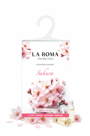 La Roma Sakura Scented Sachet fără logo cu ingrediente