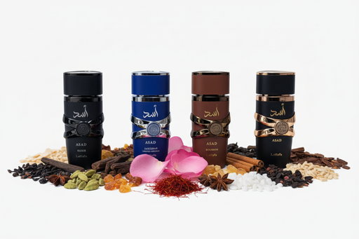 Lattafa Asad Collection con ingredientes naturales