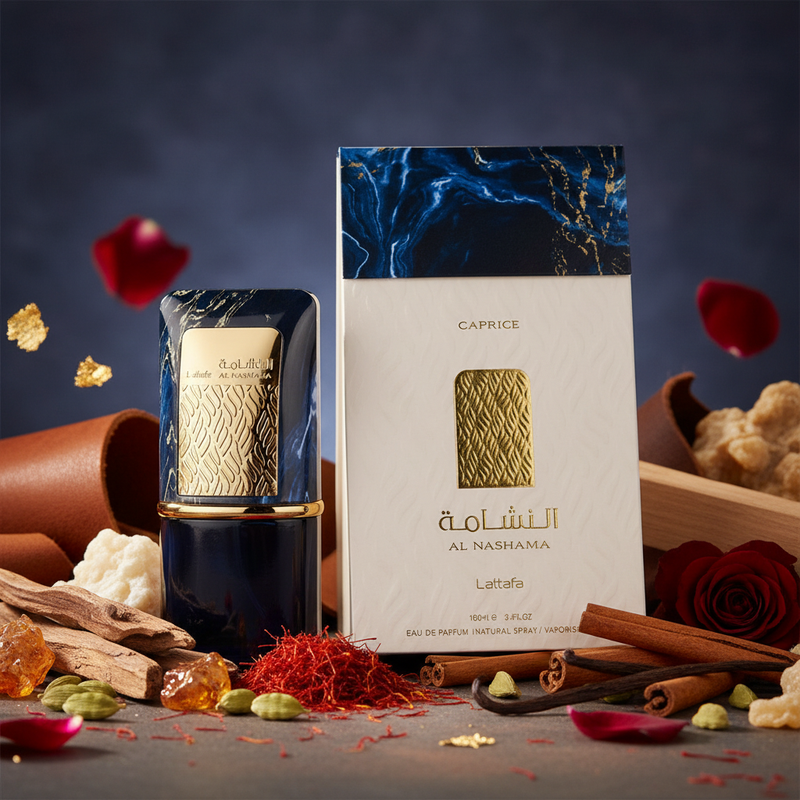 Al Nashama Caprice LATTAFA 100ml – Perfume Aromático Amaderado