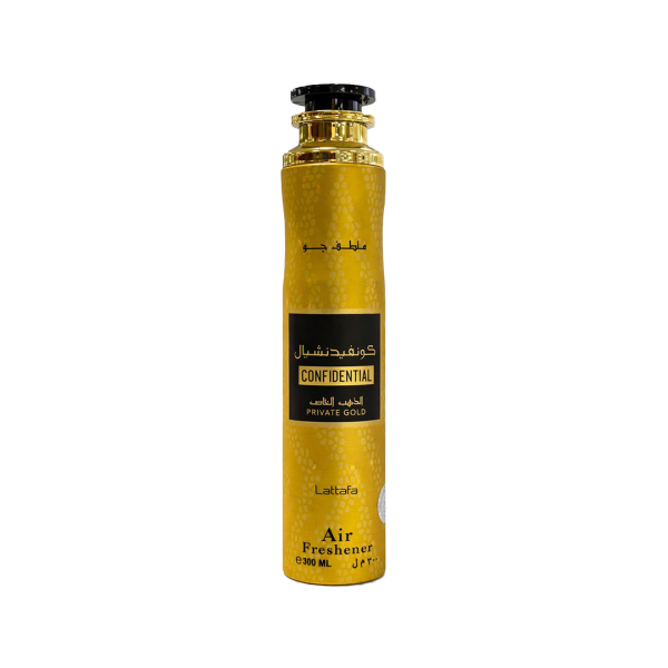 Ambientador Confidential Private Gold LATTAFA 300 ml