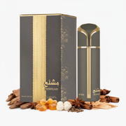 Lattafa Mishlah cu cutie și ingrediente