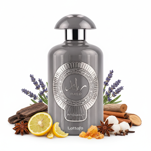 Lattafa Ra'ed Intensely con ingredientes naturales