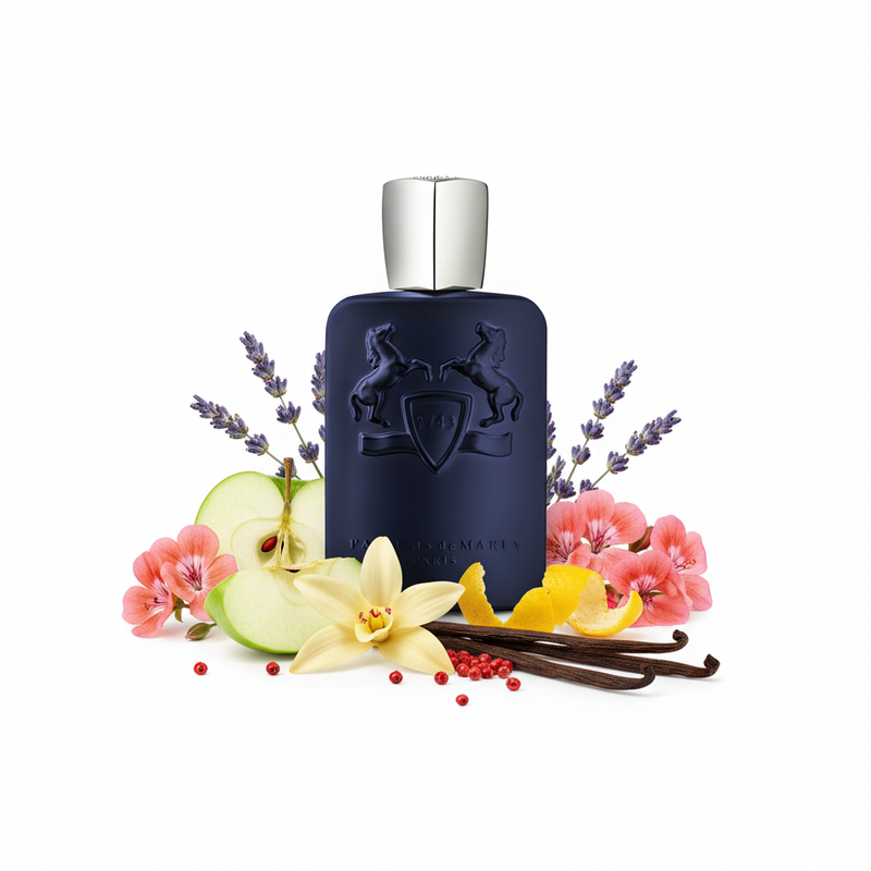 Layton correct bottle with notes white background