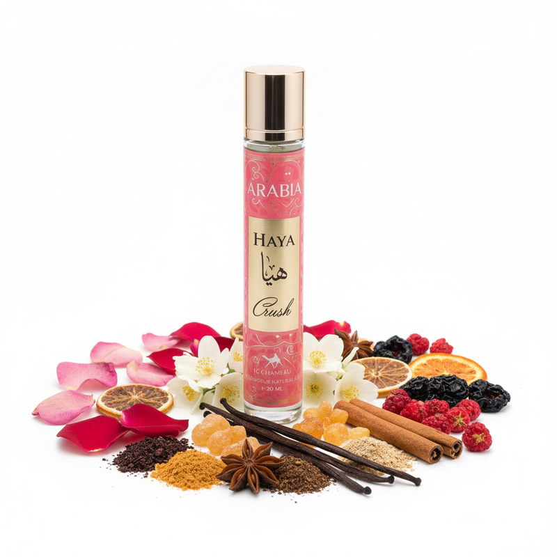 Le Chameau Arabia Haya Crush con ingredientes naturales
