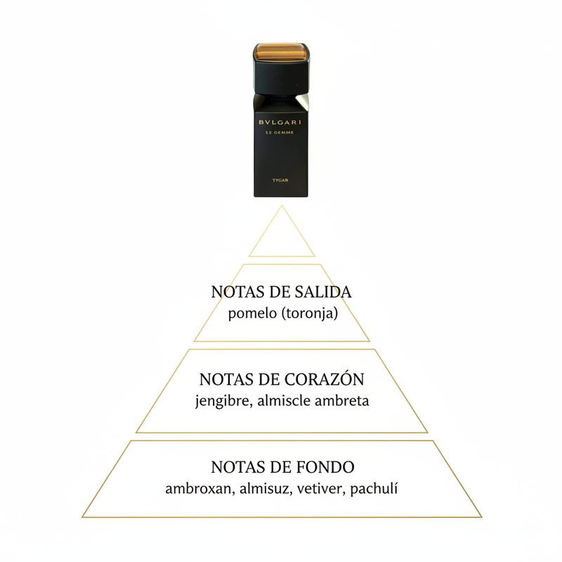 Le Gemme Tygar BVLGARI piramidă