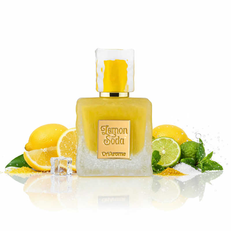 Lemon Soda sticla cu ingrediente