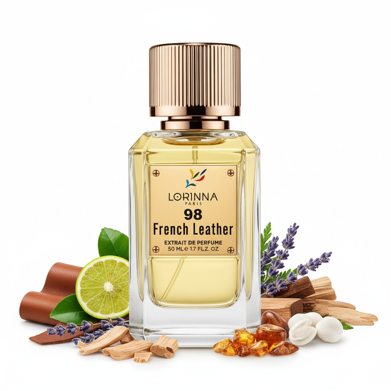 Lorinna Paris 98 French Leather con ingredientes naturales