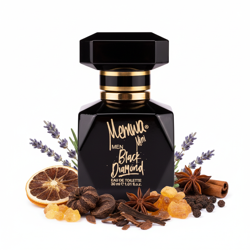 Memwa Black Diamond Mini for Men con ingredientes naturales