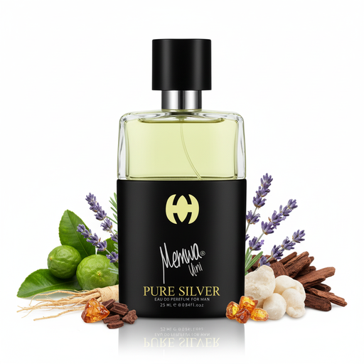 Memwa Pure Silver Mini for Men con ingredientes naturales