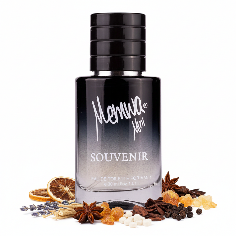 Memwa Souvenir Mini for Men con ingredientes naturales