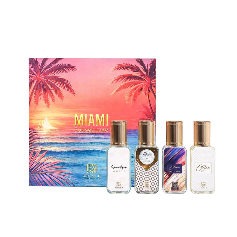 Set Miami Sunset Luxe AHMED AL MAGHRIBI 4 x 15ml