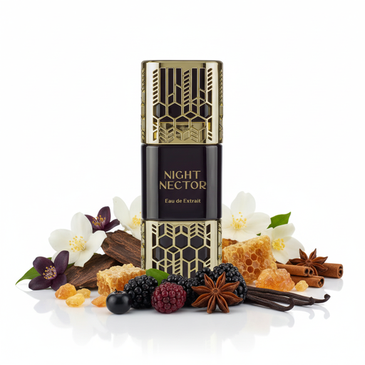 Night Nector sticla cu ingrediente