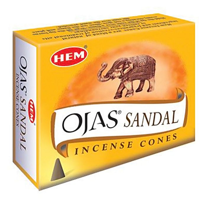 Ojas Sandal Conos de Incense HEM 25gr