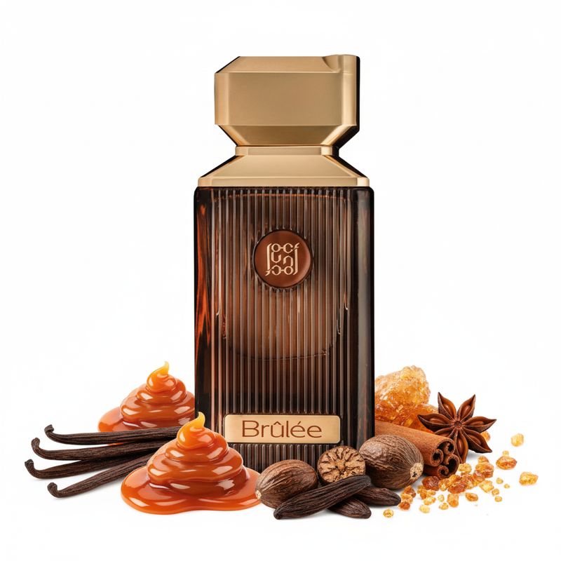 Perfume Brûlée con ingredientes naturales