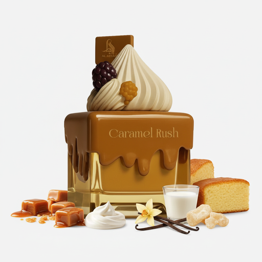 Perfume con notas cremosas, notas dulces, leche, pastel dulce, ámbar gris y vainilla