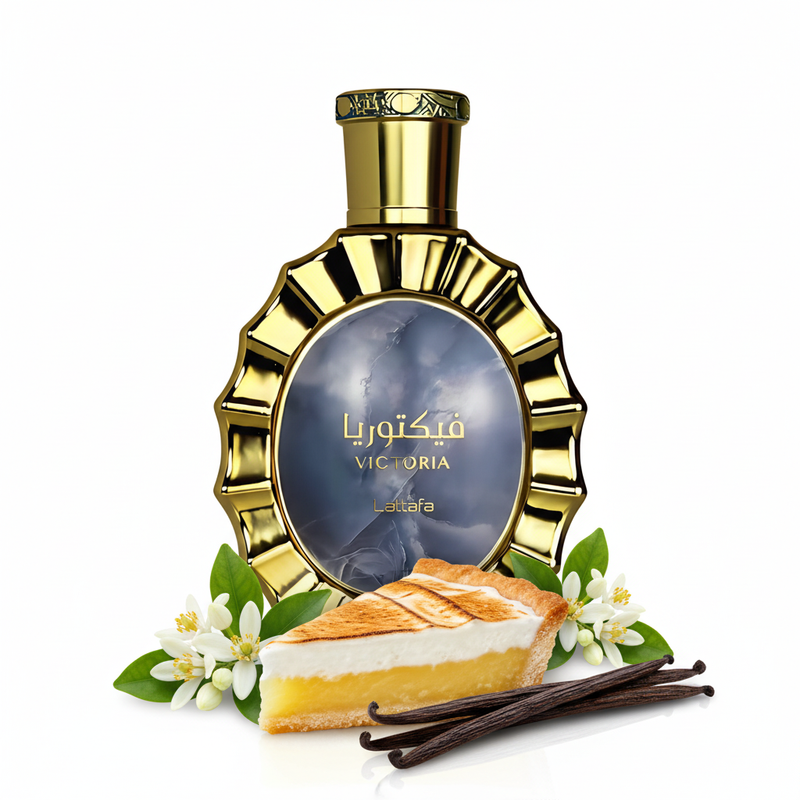 Perfume con notas de acorde Lemon Meringue Pie, neroli y vainilla