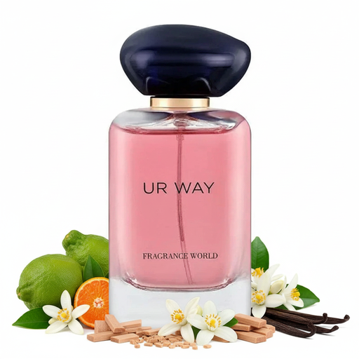 Perfume con notas de bergamota de Calabria, flor de azahar de Egipto, nardo (absoluto de Mysore), jazmín grandiflora, sándalo y vainilla bourbon