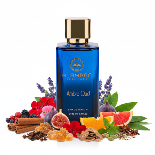 Perfume con notas de canela, clavo, bayas jugosas, higo, opopónax, geranio, lavanda, ámbar, oud, naranja, pomelo, menta, rosa, especias, cuero y pachulí