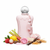 Perfume con notas de lichi, ruibarbo, bergamota, nuez moscada, rosa turca, peonía, almizcle, petalia, vainilla, cachemira, incienso, cedro y vetiver de Haití
