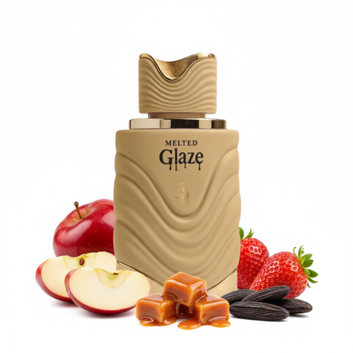 Perfume con notas de manzana, fresa, caramelo y haba tonka