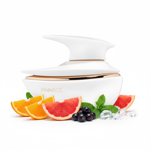 Perfume con notas de naranja, pomelo, menta, grosella negra, ambroxan y almizcle