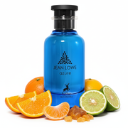 Perfume con notas de naranja siciliana, bergamota, mandarina, ámbar y almizcle