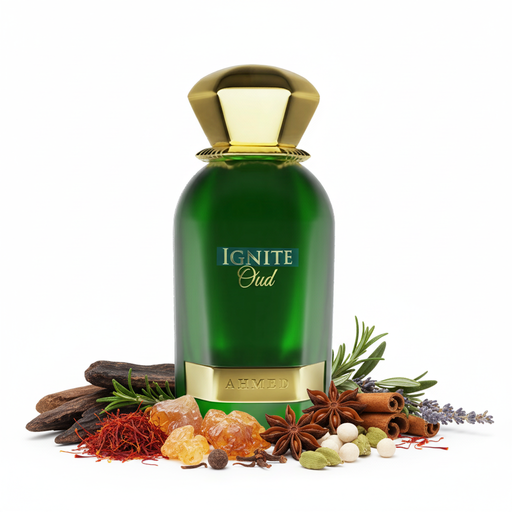 Perfume Ignite Oud con ingredientes naturales