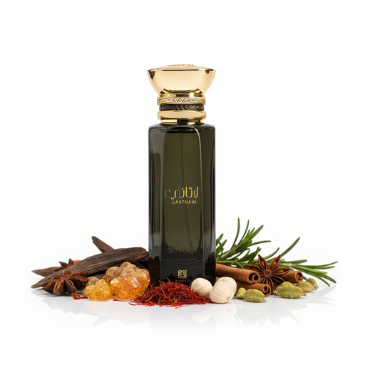 Perfume Laathani con ingredientes naturales