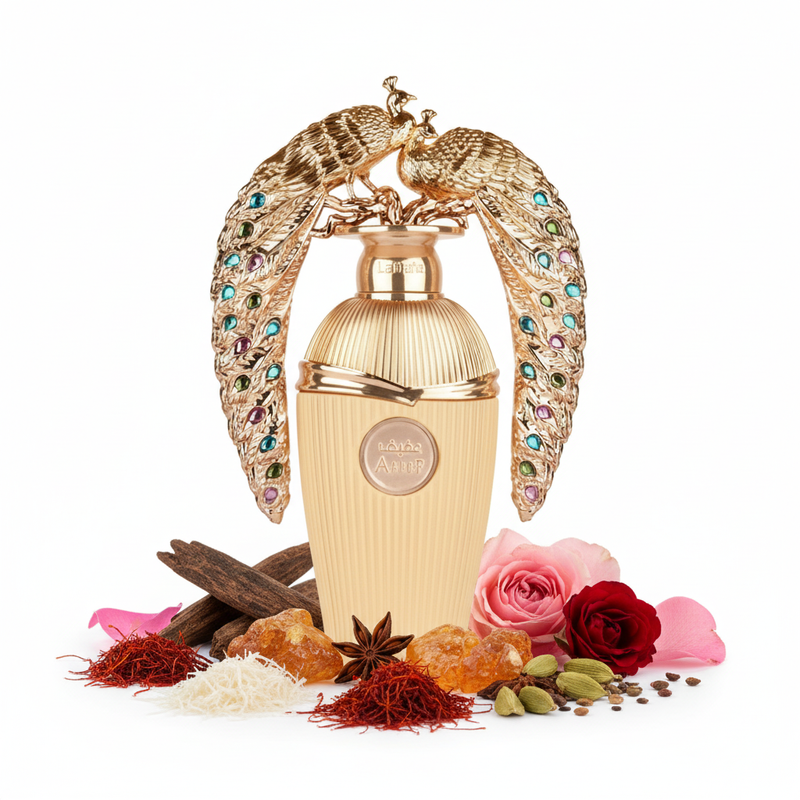 Perfume Maahir con ingredientes naturales