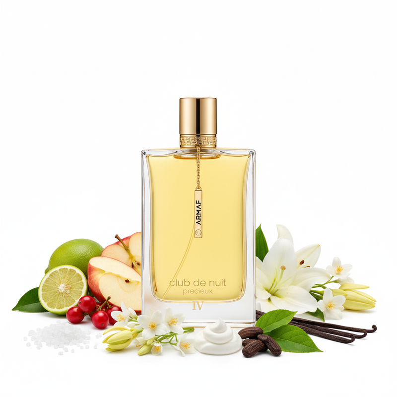 Perfume solo botella con notas de fragancia