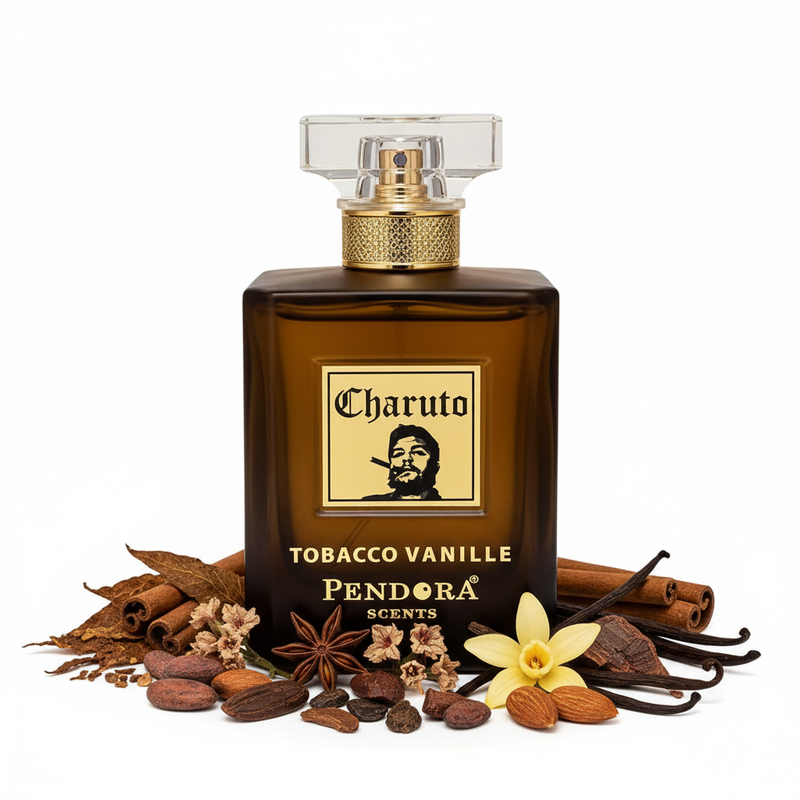 Perfume Tobacco Vanille cu detalii precise ale sticlei