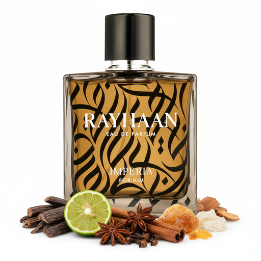 Rayhaan Imperia For Him con ingredientes naturales