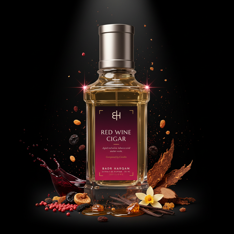Red Wine Cigar BADR HARQAN - Muestra 3 ml