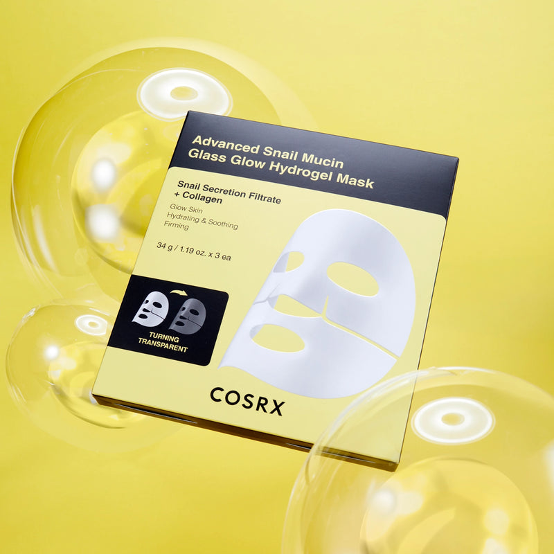 Advanced Snail Mucin Glass Glow Hydrogel Mask COSRX