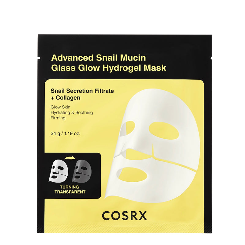 Advanced Snail Mucin Glass Glow Hydrogel Mask COSRX