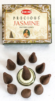 Precious Jasmine Conos de Incienso HEM 25gr (10 conos)
