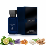 Salvo Elixir Maison Al Hambra cu cutie și ingrediente