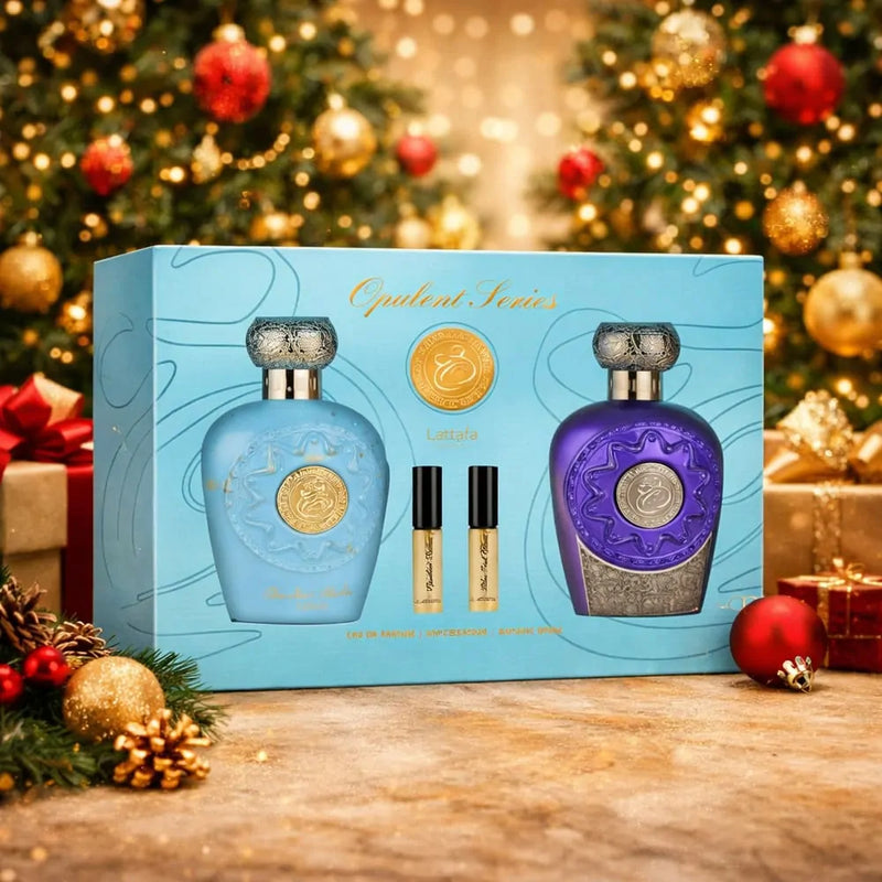 Set Regalo Opulent Dubai 100ml & Blue Oud Elixir 100ml LATTAFA