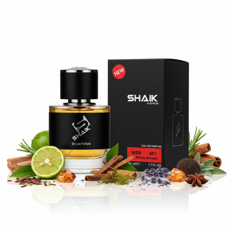 Shaik Platinum Men 651 set complet cu ingrediente