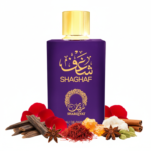 Sharqiyat Shaghaf con ingredientes naturales