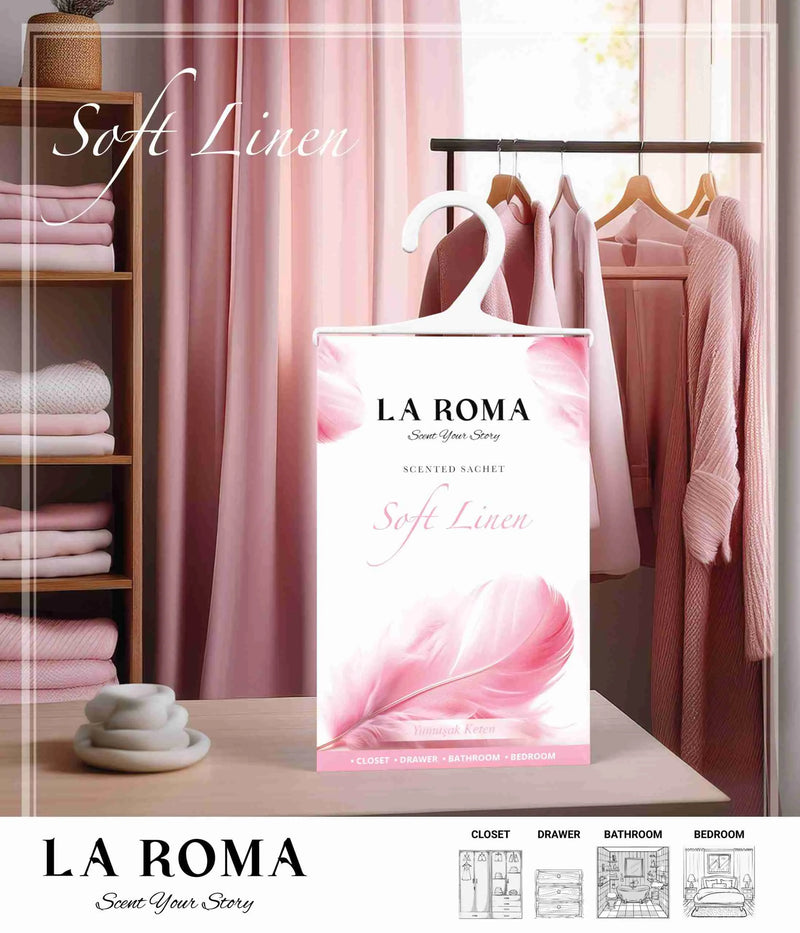 Soft Linen Ambientador Armario LA ROMA 26gr
