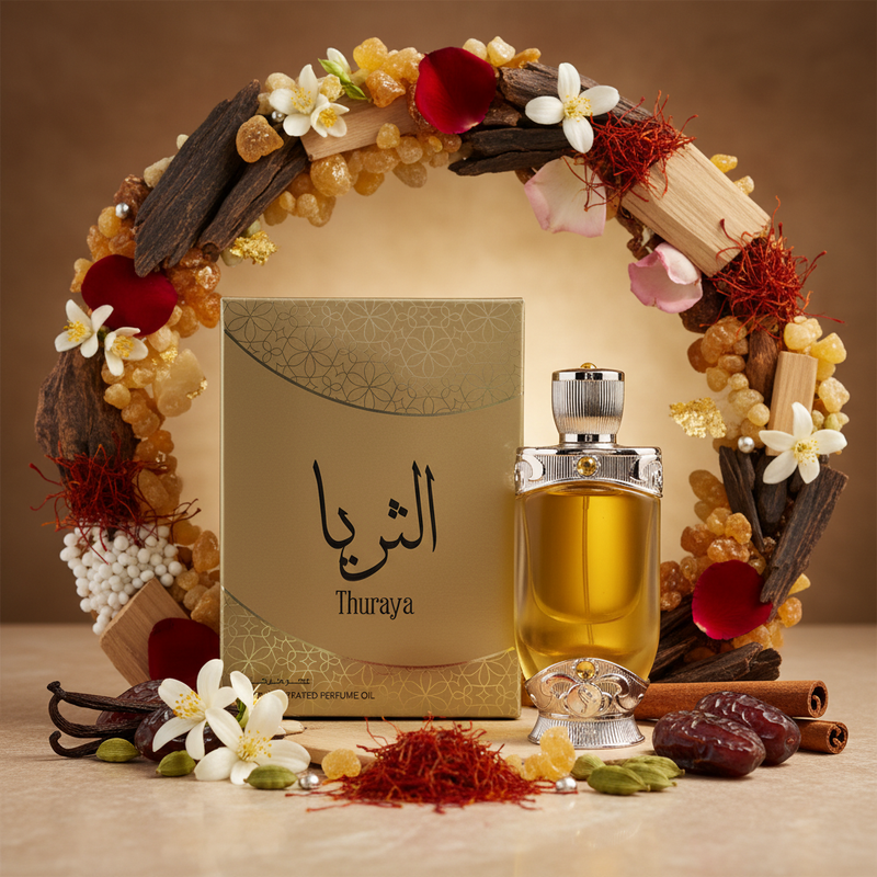 Thuraya Concentrated Perfume Oil cu ingrediente naturale
