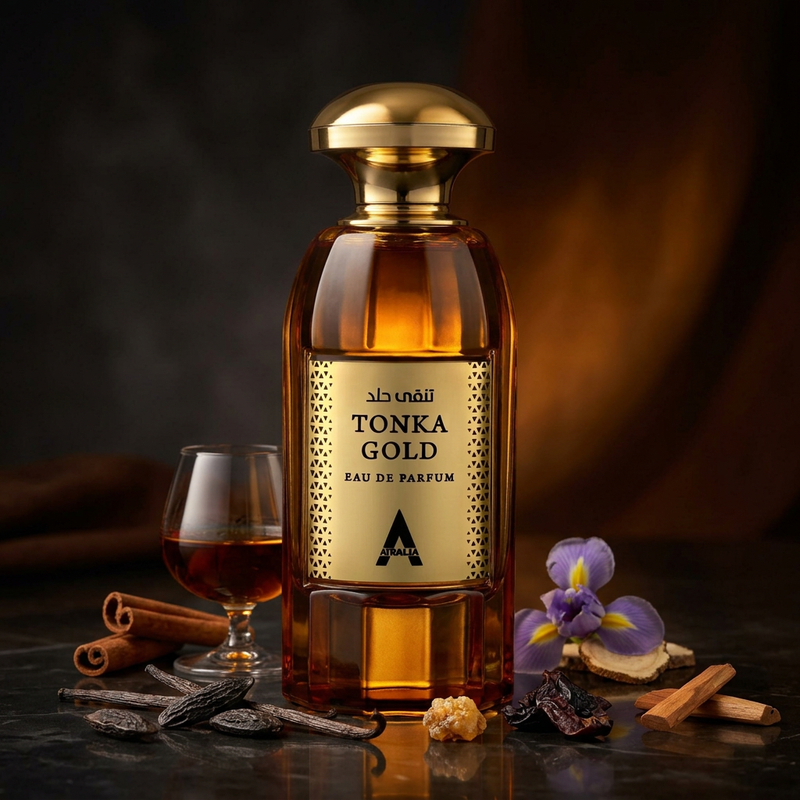 Tonka Gold en una composición oscura y editorial