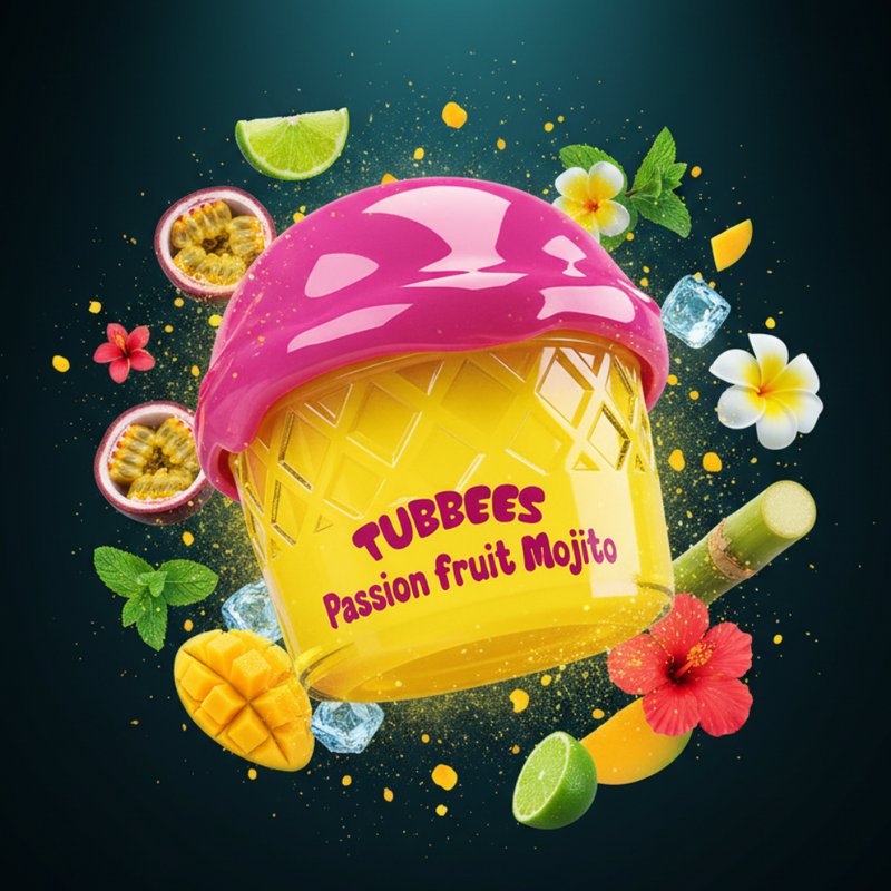 Tubbees Passion Fruit Mojito - Conversión Dramática